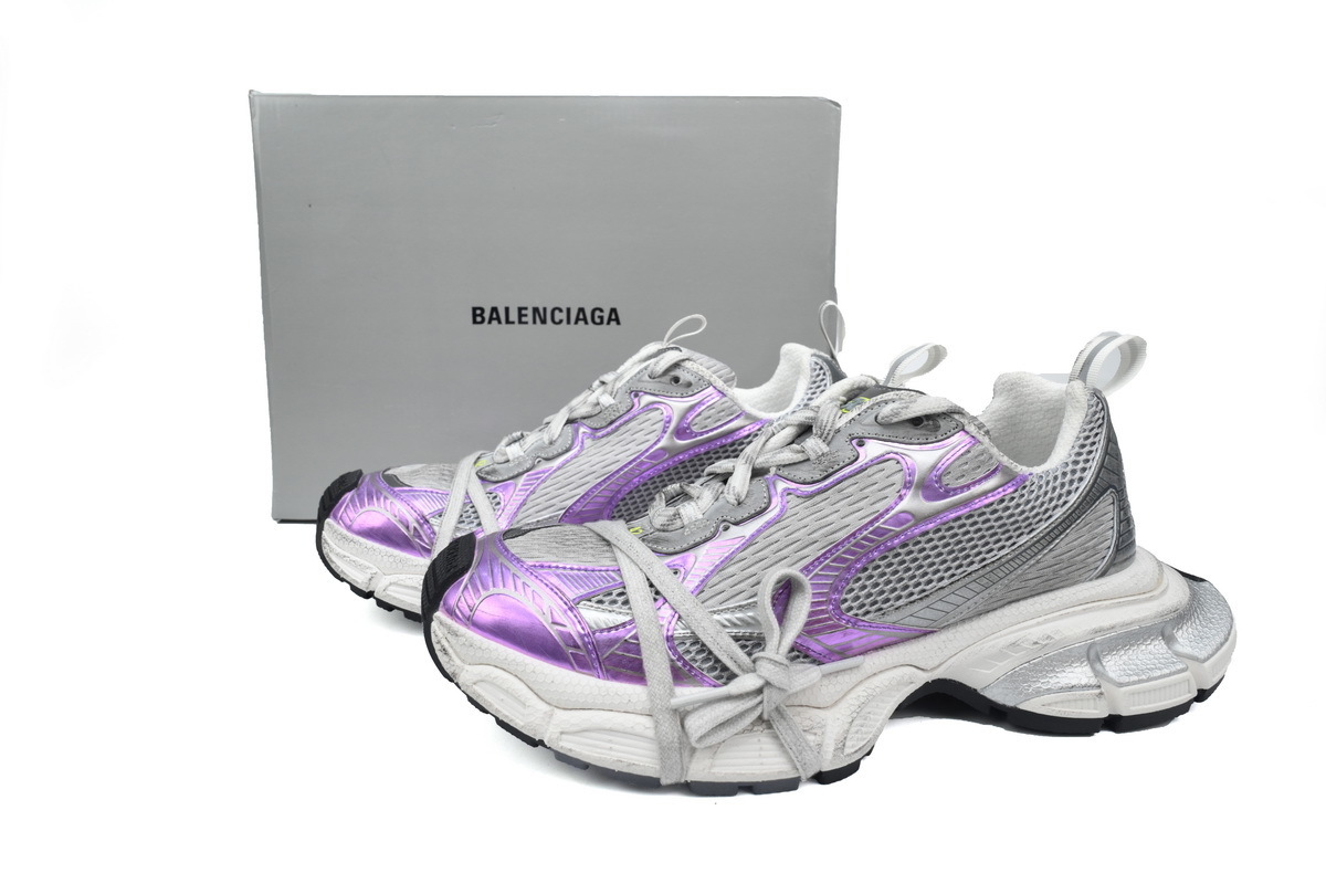 Balenciaga Purple Silver 734734 W3XL5 1259