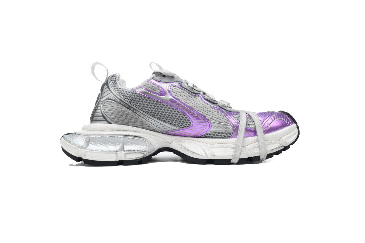 Balenciaga Purple Silver 734734 W3XL5 1259
