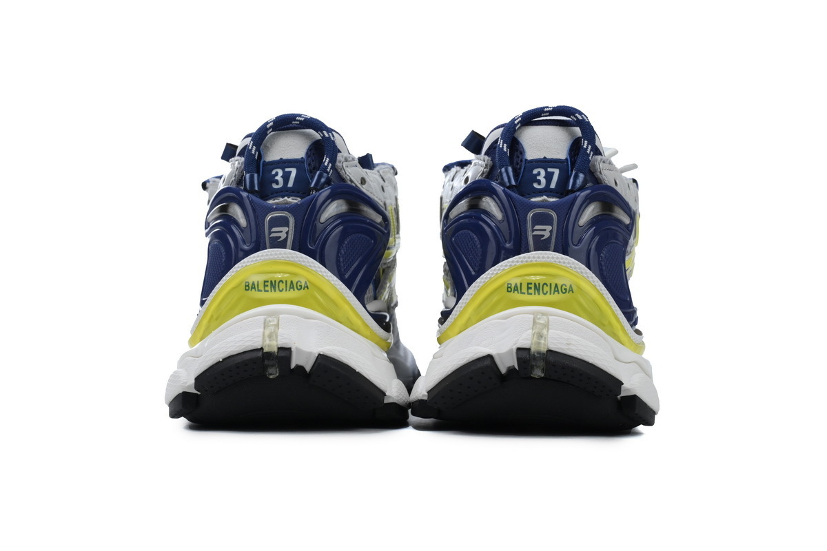 Balenciaga Runner Bai Huang Lan 677403 W2RN1 0080