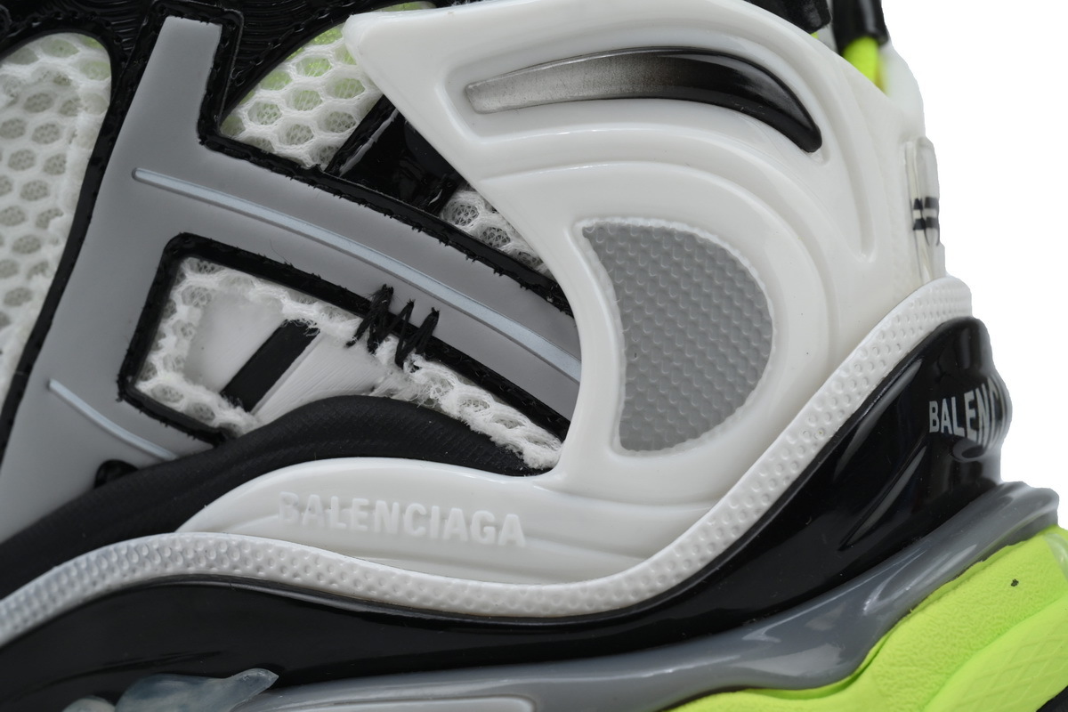 Balenciaga Runner Black White And Yellow 677402 W3RBP 1093
