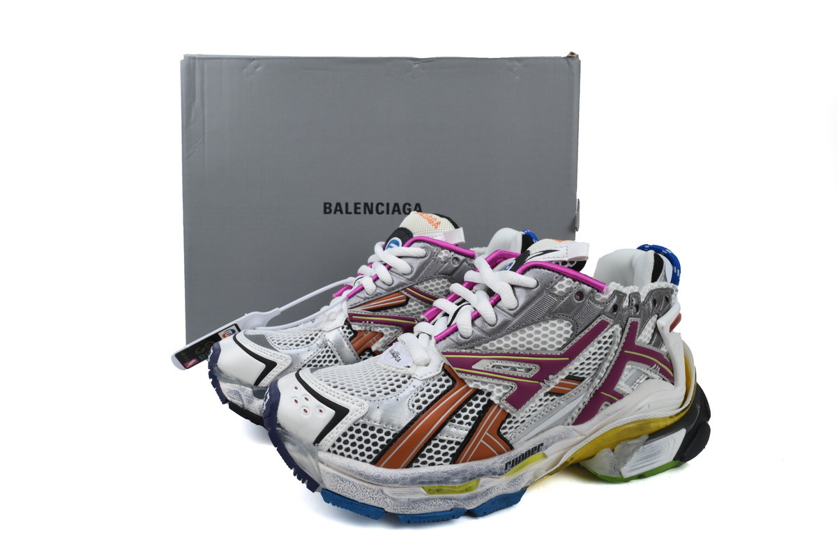 Balenciaga Runner Silver Purple 677403 W3RB6 8123