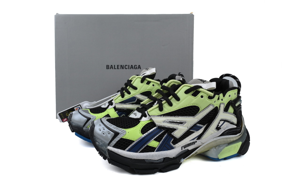 Balenciaga Runner Sneaker 'Grey Blue Green' 677403 W3RB5 5179