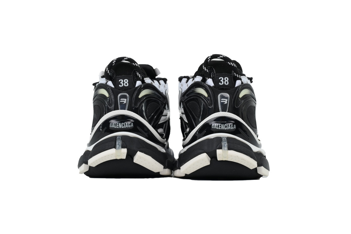 Balenciaga Runner Sneaker 'White Black' 772774 W3RMU 9010