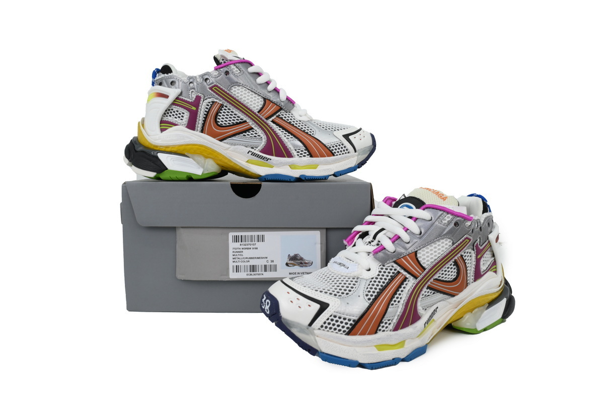 Balenciaga Runner Sneaker Color Orange Powder 772767 W3RBW 9168