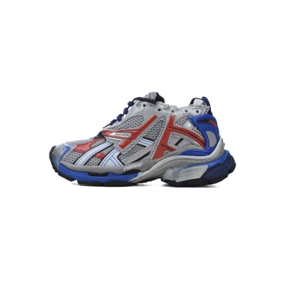 Balenciaga Runner White Blue Orange 677402 W3RB6 1264 01