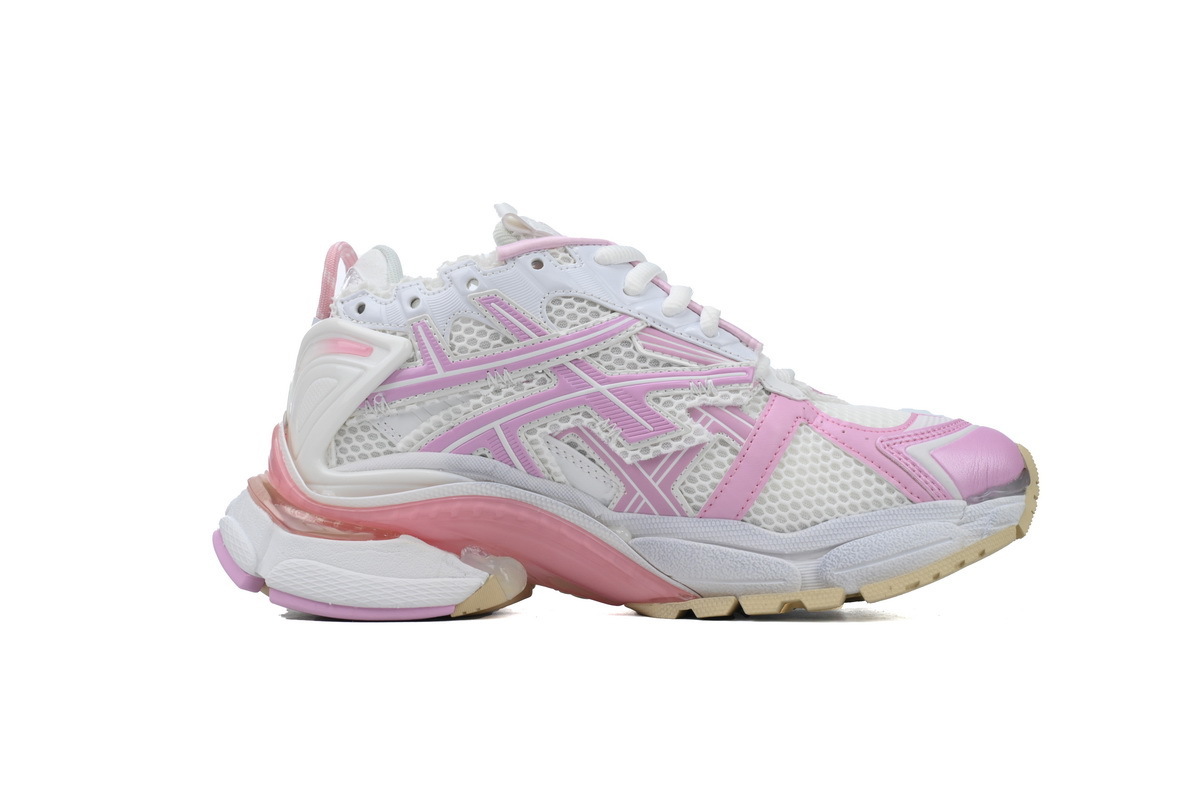 Balenciaga Runner White Pink 677403 W3RB3 9059