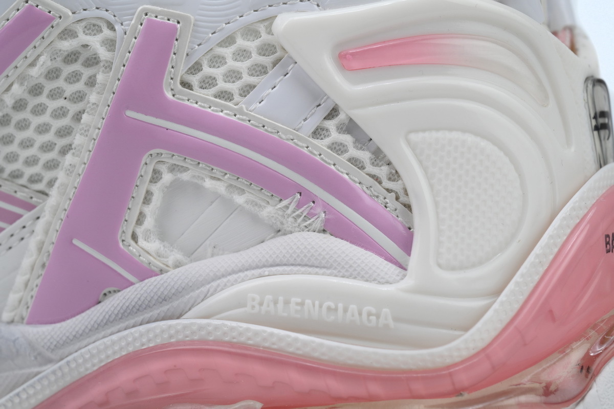 Balenciaga Runner White Pink 677403 W3RB3 9059