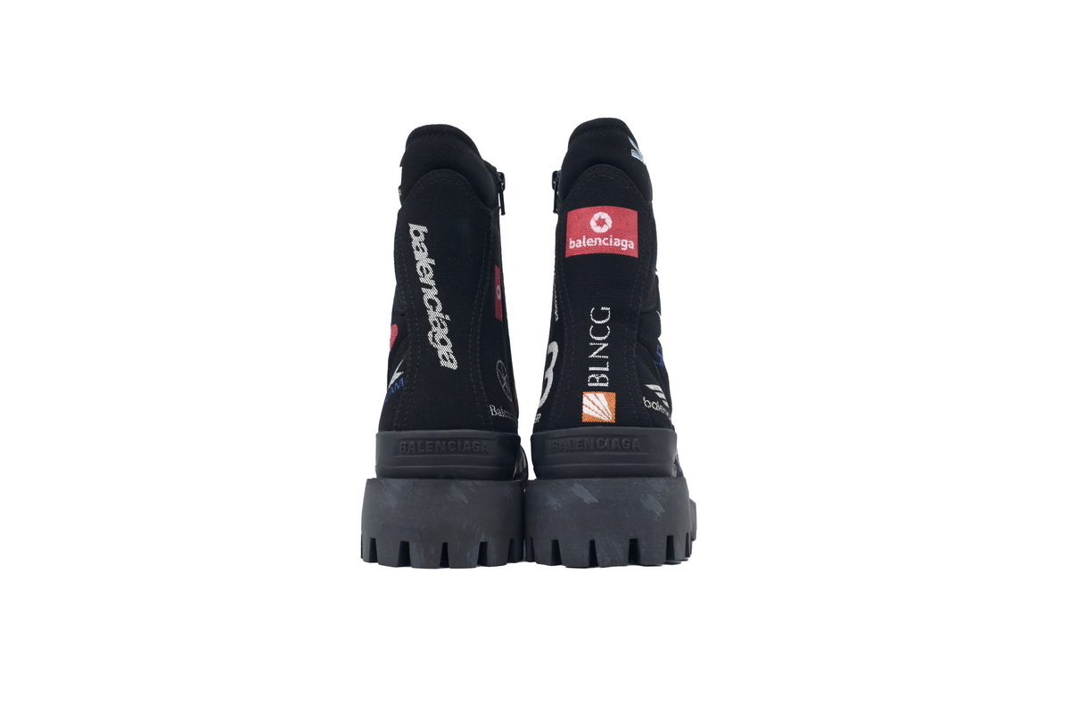 Balenciaga Strike Combat Co Branded Graffiti