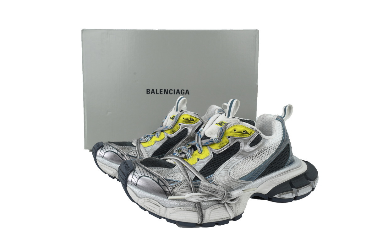 Balenciaga White Blue Yellow 734734 W3XL5 9047