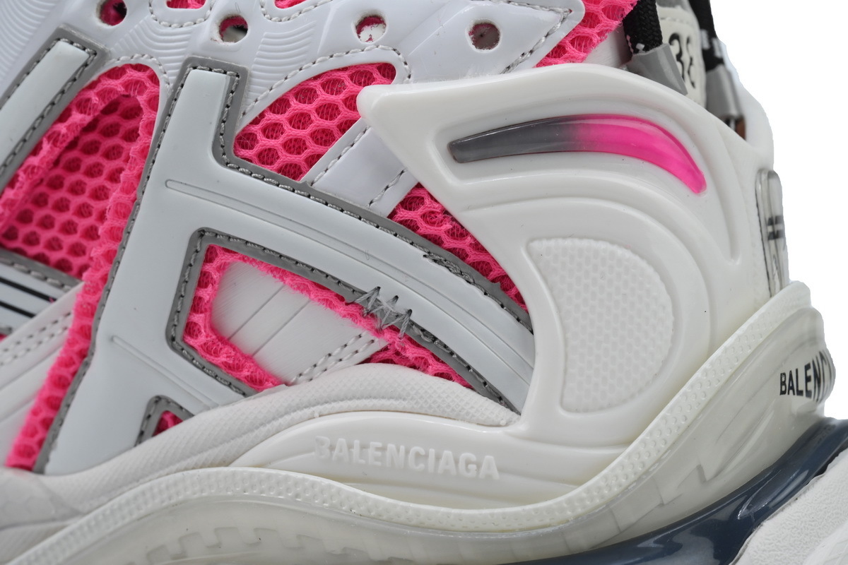 Balenciaga White Red Powder 677402 W3RBN 9155
