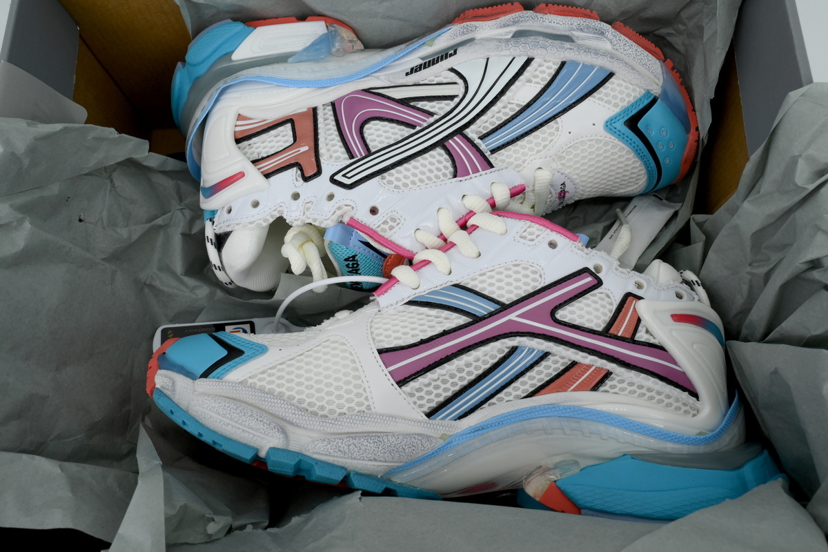Balenciaga Wmns Runner Sneaker 'Grey Multi-Color' 772767 W3RMU 9458