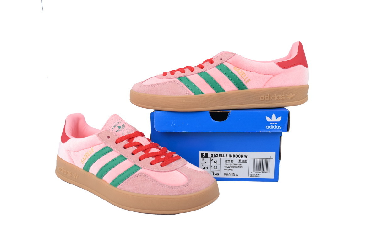 adidas Gazelle Indoor 'Glow Pink Court Green' JI2713