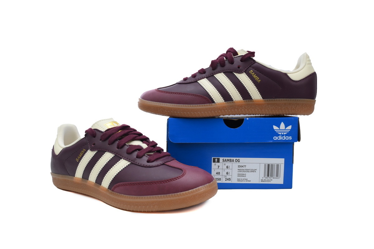 Adidas Originals Samba OG 'Maroon' ID0477