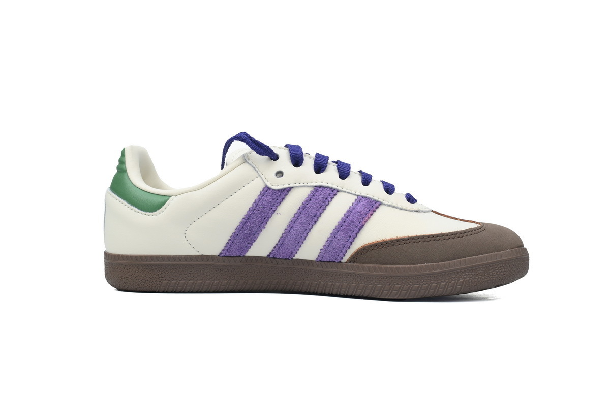 Adidas Originals Samba OG 'Off White Purple Green' ID8349