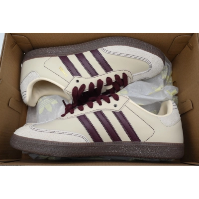 Adidas Originals Samba OG 'Wonder White Maroon' IG1987 02