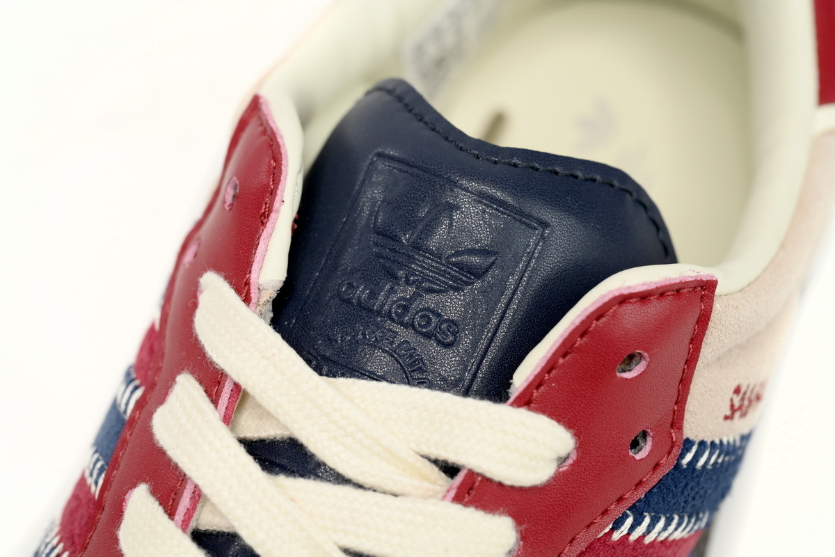 Adidas Originals Samba Vegan /OG Beige Blue Red ID6023