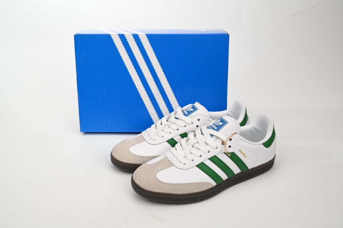 Adidas Originals Samba Vegan /OG Black Vintage White Green IG1024