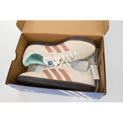 Adidas Originals Samba Vegan /OG Black White Powder Brown ID2047 02