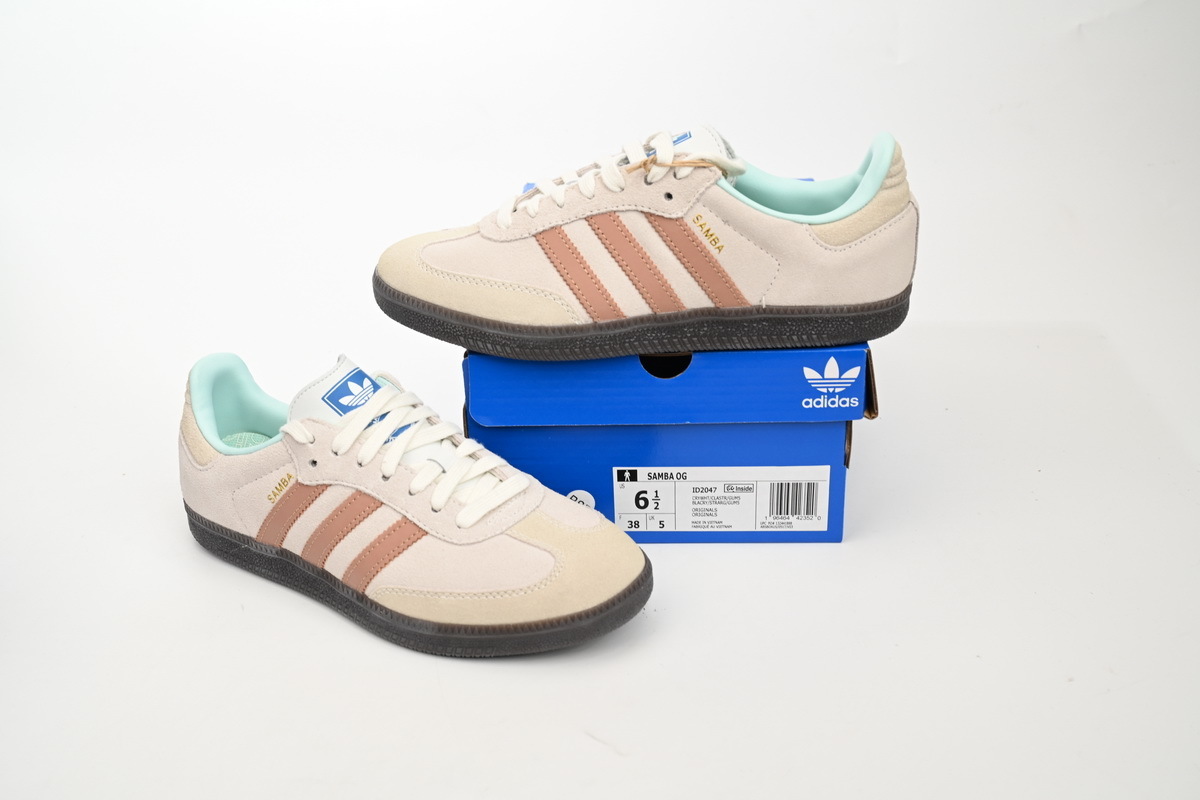 Adidas Originals Samba Vegan /OG Black White Powder Brown ID2047