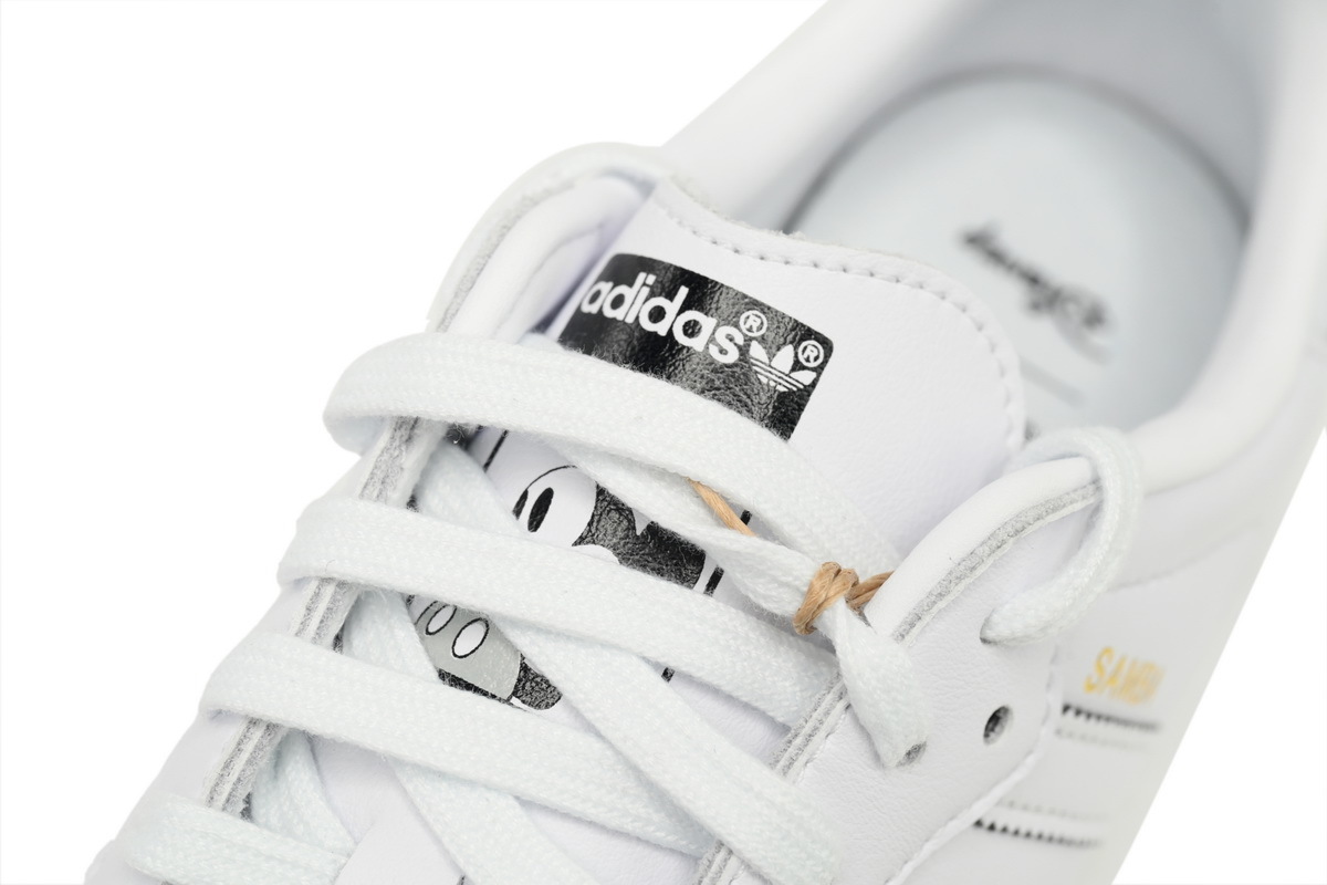 Adidas Originals Samba Vegan /OG White and Black Stripes GY1889