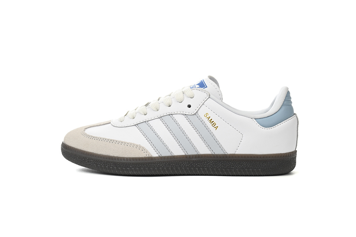 Adidas Originals Samba Vegan /OG White Light Blue ID2055