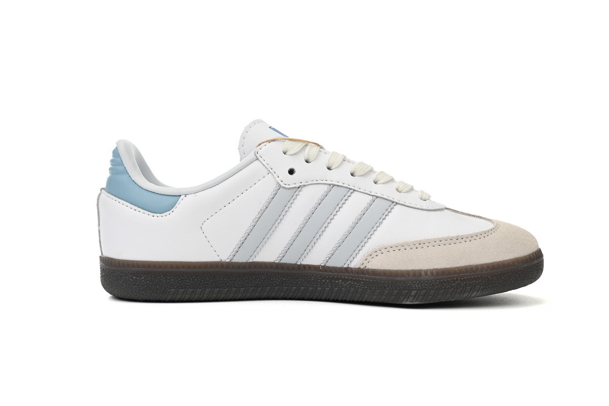 Adidas Originals Samba Vegan /OG White Light Blue ID2055