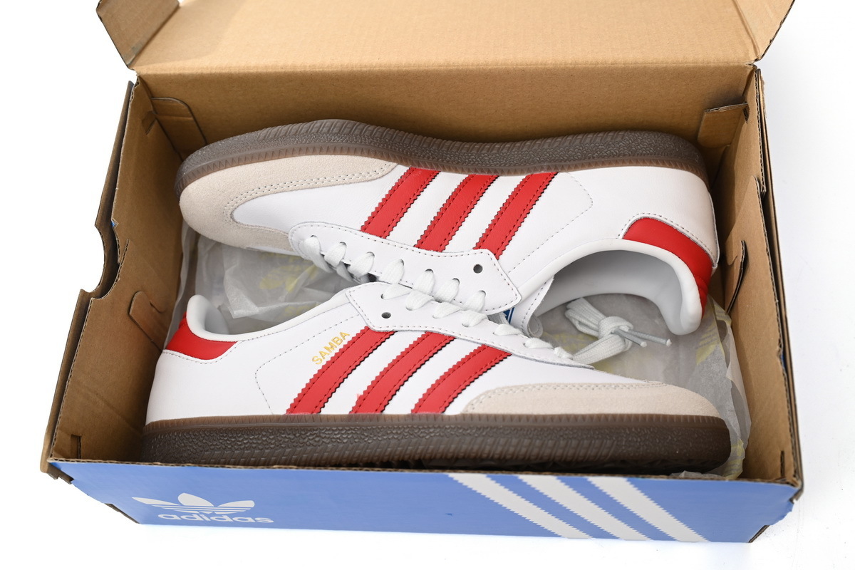 Adidas Originals Samba Vegan /OG White Red IG1025