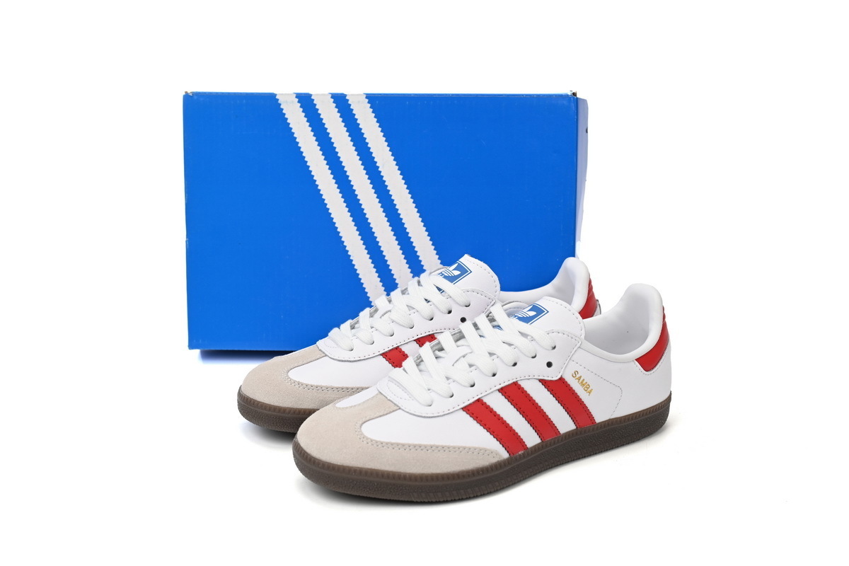 Adidas Originals Samba Vegan /OG White Red IG1025