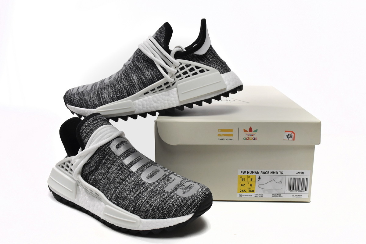 Adidas Pharrell Williams x Adidas NMD Human Race "Core Black" Real Boost AC7359