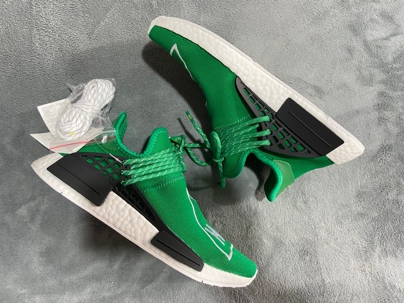 Adidas Pharrell Williams x Adidas Originals NMD HU Green BB0620