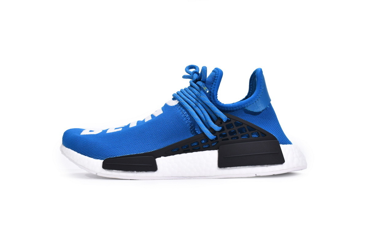 Adidas Pharrell Williams x Adidas Originals NMD HU Human Being Sharp Blue BB0618