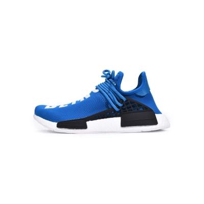 Adidas Pharrell Williams x Adidas Originals NMD HU Human Being Sharp Blue BB0618 01