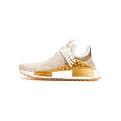 Adidas Pharrell x Adidas Originals NMD HU China Exclusive Happy Gold F99762 01
