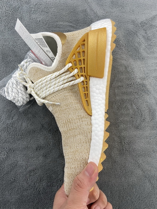 Adidas Pharrell x Adidas Originals NMD HU China Exclusive Happy Gold F99762