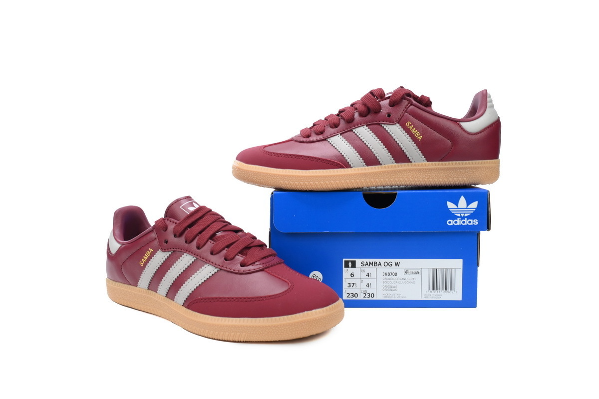Adidas Samba OG 'Burgundy Gum' JH8700