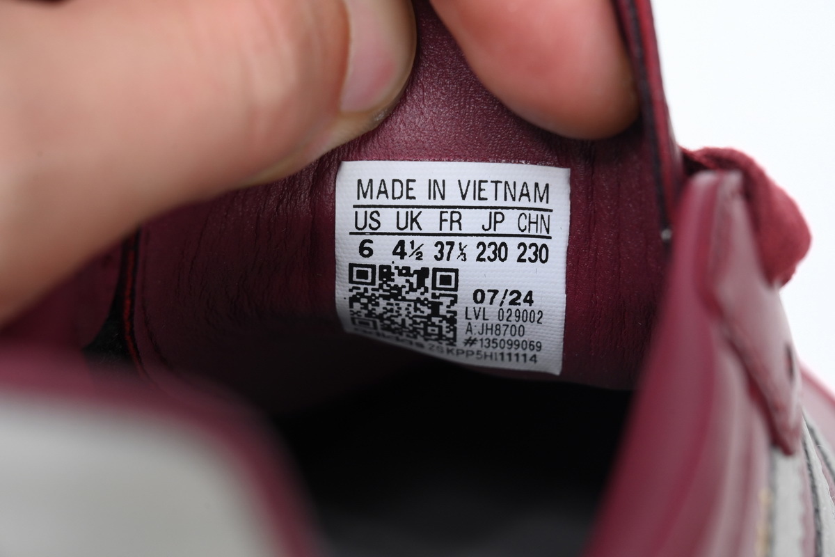 Adidas Samba OG 'Burgundy Gum' JH8700