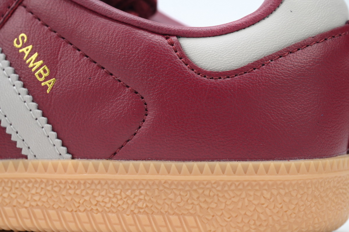 Adidas Samba OG 'Burgundy Gum' JH8700