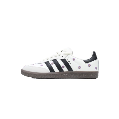 Adidas Samba OG 'White Floral Embroidery' IF4398 01