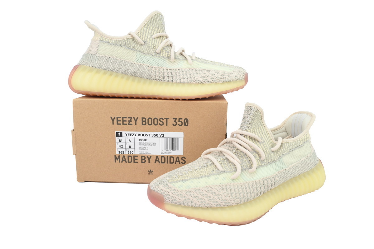 Adidas Yeezy 350 Boost V2 "Citrin" 350 FW3042