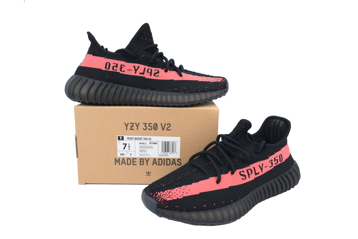 Adidas Yeezy Boost 350 V2 Core Black/Red 350 BY9612