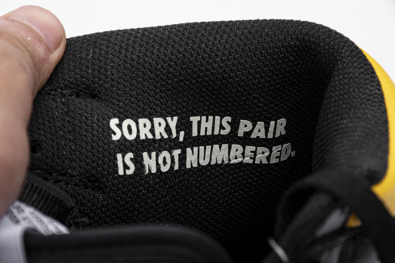 Air Jordan 1 NRG OG High NOT FOR RESALE Varsity Maize 861428-107