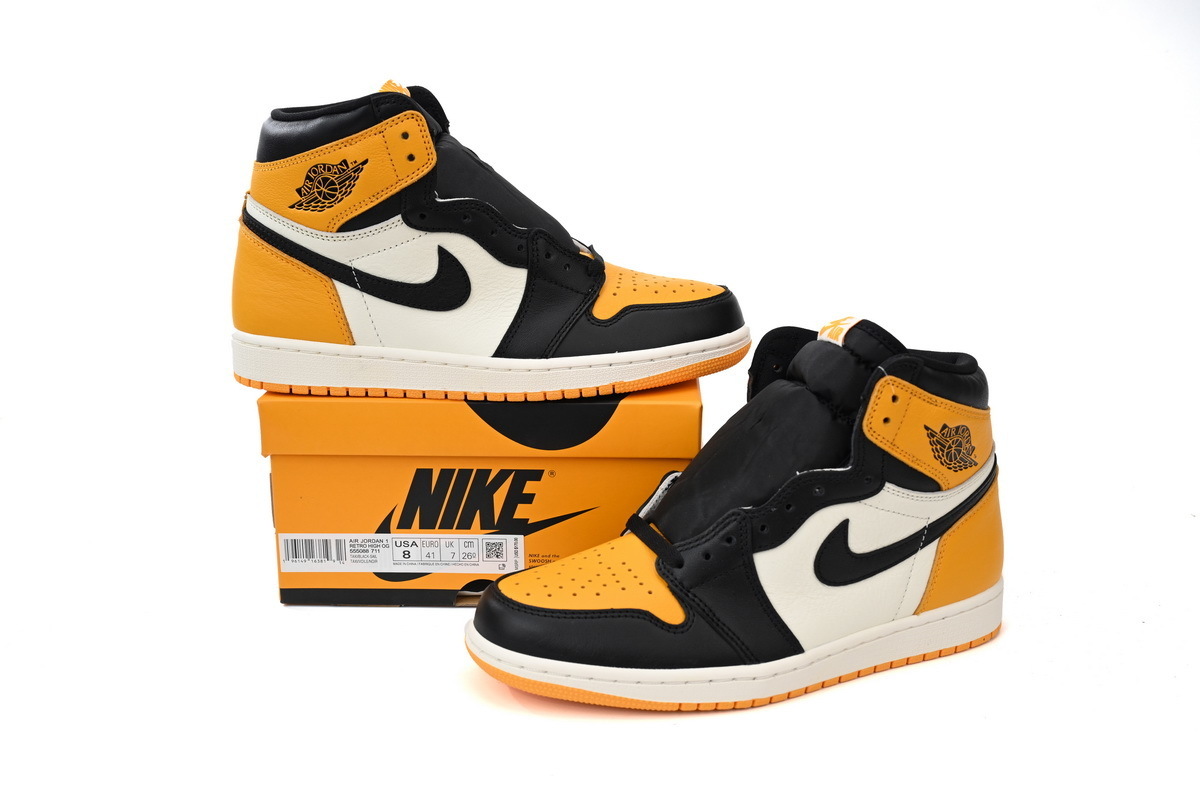 Air Jordan 1 Retro High OG 'Yellow Toe' 555088-711