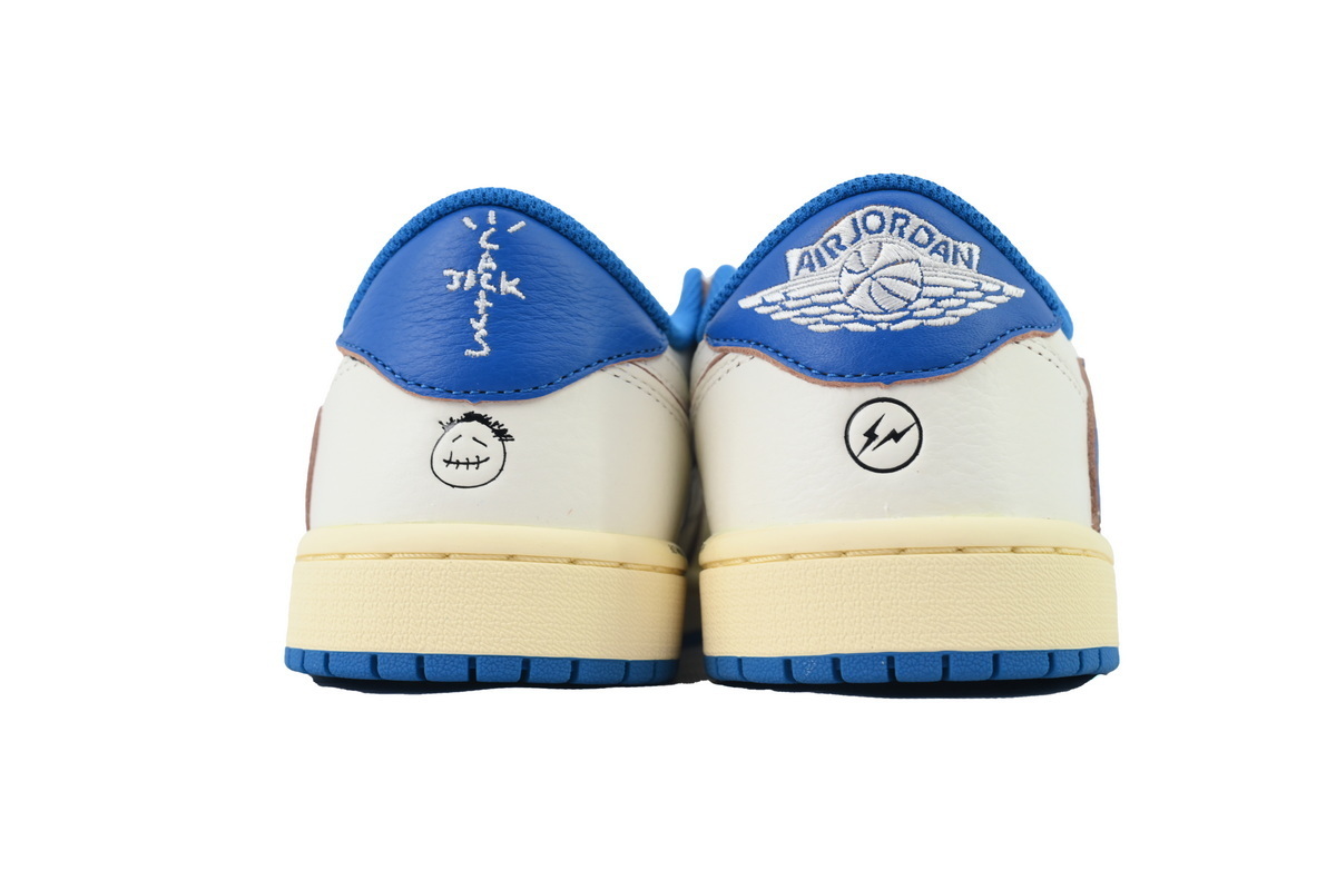 Fragment Design x Travis Scott x Air Jordan 1 Retro Low OG SP Sail DM7866-104