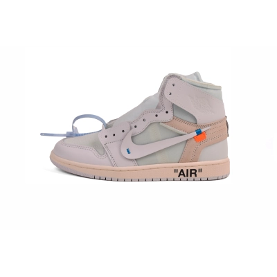 Off-White x Air Jordan 1 White AQ0818-100 01
