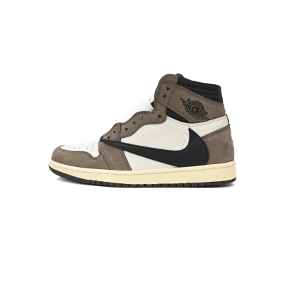 Travis Scott x Air Jordan 1 High OG TS SP 'Mocha' CD4487-100 01