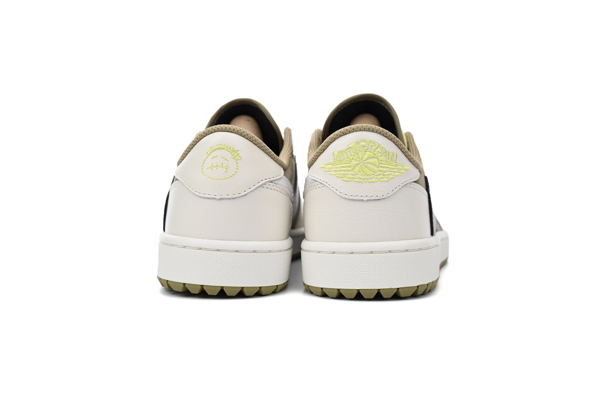 Travis Scott x Air Jordan 1 Low Black, White, Green FZ3124-200