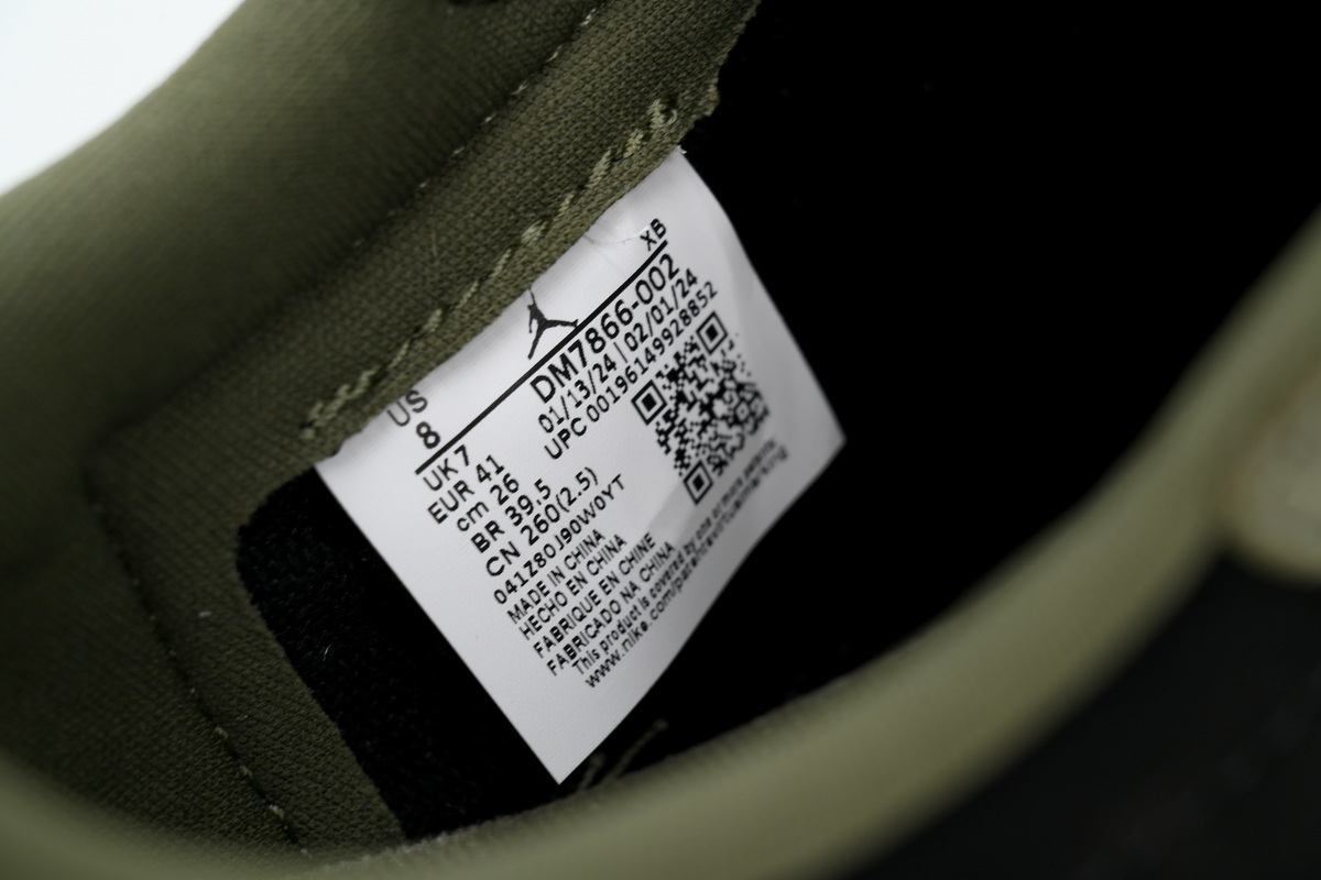 Travis Scott x Air Jordan 1 Low OG SP Black Olive DM7866-002