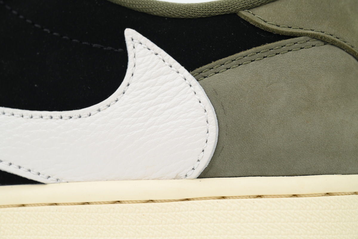 Travis Scott x Air Jordan 1 Low OG SP Black Olive DM7866-002