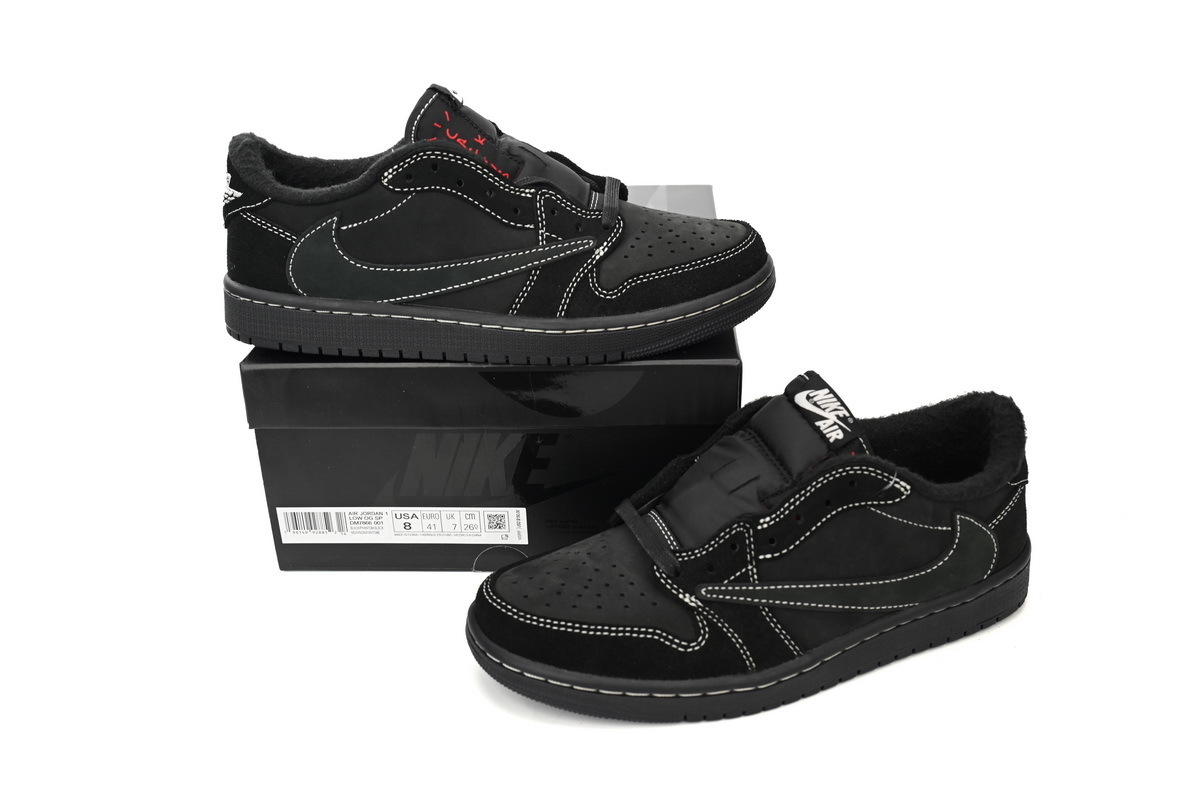 Travis Scott x Air Jordan 1 Low OG SP Black Phantom DM7866-001