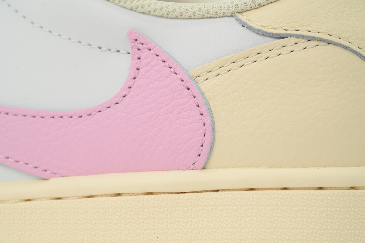 Travis Scott x Air Jordan 1 Low Soft Powder Pouring IQ7604-100